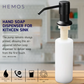 HEMOS PARTS ABS SOAP DISPENSER FOR KITCHEN SINK HM-0050