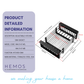 HEMOS PARTS SUS 304 ADJUSTABLE KITCHEN SINK BASKET HM-0147