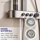 HEMOS BATHROOM 3 MODE BRASS BODY WITH STAINLESS STEEL CASING MIXER RAIN SHOWER SETS HM-19120-MG