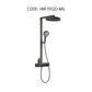HEMOS BATHROOM 3 MODE BRASS BODY WITH STAINLESS STEEL CASING MIXER RAIN SHOWER SETS HM-19120-MG