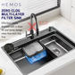 HEMOS 750X460MM SUS304 STEEL NANO SIGNLE KITCHEN 3.0MM THICKNESS BUWEN SINK HM-7546-MB (BW)