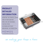 HEMOS 750X460MM SUS304 STEEL NANO SIGNLE KITCHEN 3.0MM THICKNESS BUWEN SINK HM-7546-MB (BW)