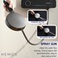 HEMOS BATHROOM FAUCET 3 MODE BRASS BODY WITH ABS CASING MIXER RAIN SHOWER SETS MATT GRAY SET MANDIAN HM-19114-MG