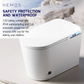 HEMOS BATHROOM SMART TOILET INTELLIGENT WATER CLOSET AUTOMATIC MULTI-FUNCTIONAL HM-788-250-W