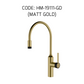 HEMOS KITCHEN FAUCET STAINLESS STEEL PILLAR SINK TAP CAN ADJUST BUBBLER WATER KEPALA PAIP DAPUR HM-19111-MS,MG,GD