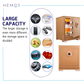 HEMOS TUYA APP HEAVY DUTY ANTI-DRILLING & SMASHING FINGERPRINT DIGITAL SECURITY SAFETY BOX HM-XR-300,450