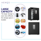 HEMOS TUYA APP HEAVY DUTY ANTI-DRILLING & SMASHING FINGERPRINT DIGITAL SECURITY SAFETY BOX HM-LD-300,450,600-BLACK