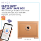 HEMOS TUYA APP HEAVY DUTY ANTI-DRILLING & SMASHING FINGERPRINT DIGITAL SECURITY SAFETY BOX HM-XR-300,450
