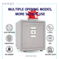 HEMOS TUYA APP HEAVY DUTY ANTI-DRILLING & SMASHING FINGERPRINT DIGITAL SECURITY SAFETY BOX HM-LD-300,450-W