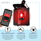 HEMOS TUYA APP HEAVY DUTY ANTI-DRILLING & SMASHING FINGERPRINT DIGITAL SECURITY SAFETY BOX HM-LD-300,450,600-BLACK