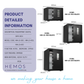 HEMOS TUYA APP HEAVY DUTY ANTI-DRILLING & SMASHING FINGERPRINT DIGITAL SECURITY SAFETY BOX HM-LD-300,450,600-BLACK