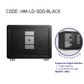 HEMOS TUYA APP HEAVY DUTY ANTI-DRILLING & SMASHING FINGERPRINT DIGITAL SECURITY SAFETY BOX HM-LD-300,450,600-BLACK