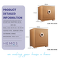 HEMOS TUYA APP HEAVY DUTY ANTI-DRILLING & SMASHING FINGERPRINT DIGITAL SECURITY SAFETY BOX HM-XR-300,450