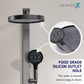 HEMOS BATHROOM FAUCET 3 MODE STEEL MIXER RAIN SHOWER SETS SET MANDIAN HM-19117-MG