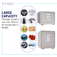 HEMOS TUYA APP HEAVY DUTY ANTI-DRILLING & SMASHING FINGERPRINT DIGITAL SECURITY SAFETY BOX HM-LD-300,450-W