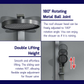 HEMOS BATHROOM FAUCET 3 MODE STEEL MIXER RAIN SHOWER SETS SET MANDIAN HM-19117-MG