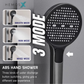 HEMOS BATHROOM FAUCET 3 MODE STEEL MIXER RAIN SHOWER SETS SET MANDIAN HM-19118-MG