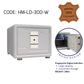 HEMOS TUYA APP HEAVY DUTY ANTI-DRILLING & SMASHING FINGERPRINT DIGITAL SECURITY SAFETY BOX HM-LD-300,450-W