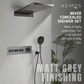 HEMOS BATHROOM BRASS 3 MODE CONCEALED MIXER SHOWER SETS MATT GRAY SET MANDIAN HMX-19075-MG