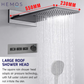 HEMOS BATHROOM BRASS 3 MODE CONCEALED MIXER SHOWER SETS MATT GRAY SET MANDIAN HMX-19075-MG