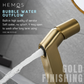 HEMOS BATHROOM FAUCET BRASS MIXER HOT COLD PILLAR BASIN TAP KEPALA PAIR BILIK AIR HM-19110-C,MB,MG,GD