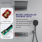 HEMOS BATHROOM BRASS 3 MODE CONCEALED MIXER SHOWER SETS MATT GRAY SET MANDIAN HMX-19075-MG
