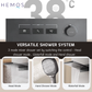 HEMOS BATHROOM BRASS 3 MODE CONCEALED MIXER SHOWER SETS MATT GRAY SET MANDIAN HMX-19075-MG