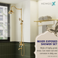 HEMOS BRASS MIXER BASIN TAP MIXER EXPOSED BATH SHOWER WITH TAP 3 MODE SHOWER SET HM-14SERIES