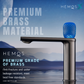 HEMOS BATHROOM FAUCET BRASS MIXER HOT COLD PILLAR BASIN TAP KEPALA PAIR BILIK AIR HM-19123