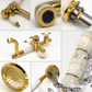 HEMOS BRASS MIXER BASIN TAP MIXER EXPOSED BATH SHOWER WITH TAP 3 MODE SHOWER SET HM-14SERIES