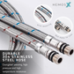 HEMOS BATHROOM FAUCET BRASS MIXER HOT COLD WATERFALL PILLAR BASIN TAP KEPALA PAIR BILIK AIR HM-19124