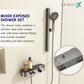 HEMOS BATHROOM 2 MODE BRASS BODY WITH STAINLESS STEEL CASING MIXER EXPOSED SHOWER SETS HM-19121-MG