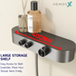 HEMOS BATHROOM 2 MODE BRASS BODY WITH STAINLESS STEEL CASING MIXER EXPOSED SHOWER SETS HM-19121-MG