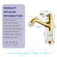 HEMOS BRASS MIXER BASIN TAP MIXER EXPOSED BATH SHOWER WITH TAP 3 MODE SHOWER SET HM-14SERIES