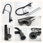 HEMOS KITCHEN FAUCET FLEXIBLE NYLON HOSE MIXER PILLAR SINK TAP WITH MAGNETIC HOLDER HM-19108FH-MG