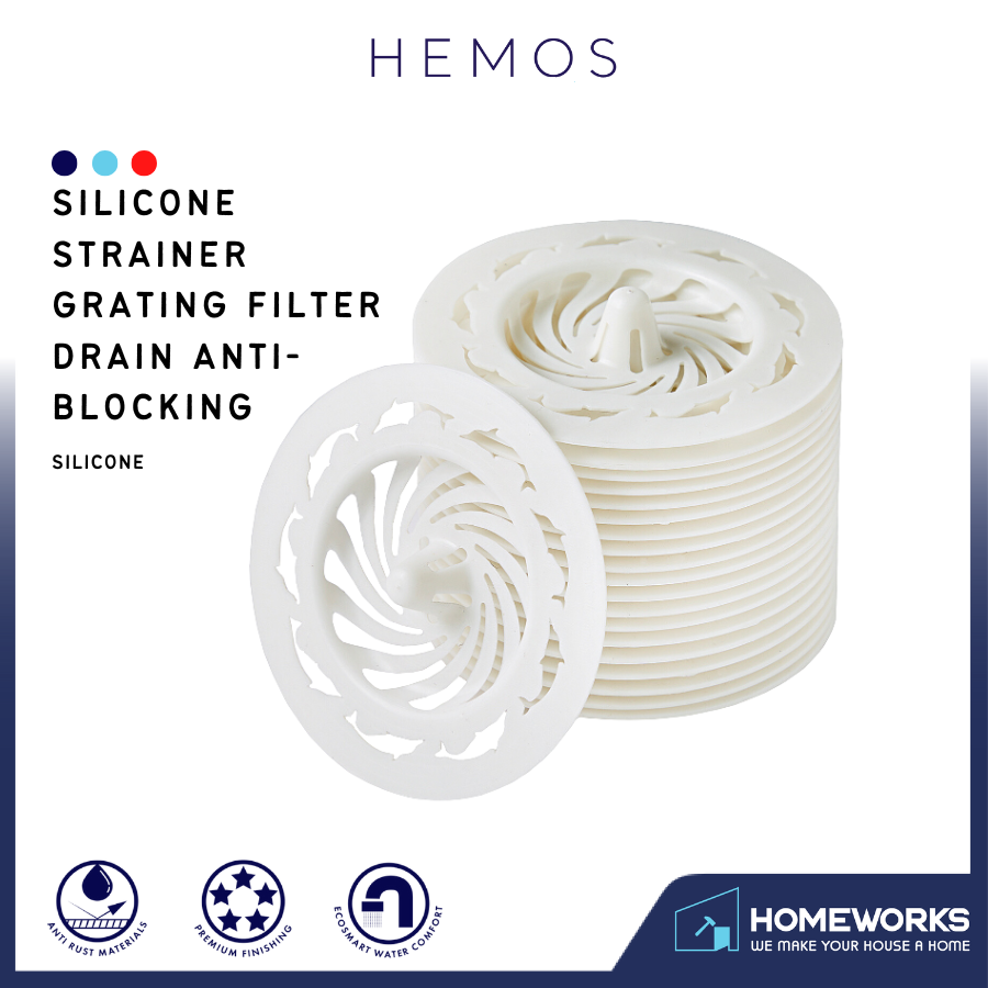 HEMOS PARTS SILICONE STRAINER GRATING FILTER DRAIN ANTI-BLOCKING HM-0133-MS