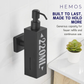 HEMOS PARTS 220ML STAINLESS STEEL SUS304 SOAP DISPENSER SILVER & GREY (SQUARE & ROUND) HM-0195,0196