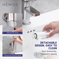 HEMOS PARTS 220ML STAINLESS STEEL SUS304 SOAP DISPENSER SILVER & GREY (SQUARE & ROUND) HM-0195,0196