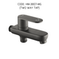 HEMOS BATHROOM FAUCET STAINLESS STEEL SUS304 WALL BIB TAP & TWO WAY TAP HM-3805,3807-MB,MG