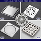 HEMOS PARTS SILICONE STRAINER GRATING FILTER DRAIN ANTI-BLOCKING HM-0133-MS