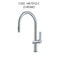 HEMOS KITCHEN FAUCET BRASS PULL OUT MIXER PILLAR SINK TAP CHROME & GREY KEPALA PAIP DAPUR HM-19112