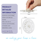 HEMOS PARTS SILICONE STRAINER GRATING FILTER DRAIN ANTI-BLOCKING HM-0133-MS