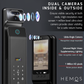 HEMOS 7 IN 1 TUYA SMART DOOR LOCK FULLY AUTOMATIC HD SECURITY CAMERA WITH INTERCOM FUNCTION HM-D1
