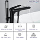 HEMOS BATHROOM FAUCET BRASS MIXER HOT COLD FLOOR MOUNT BATH TUB SHOWER TAP HM-13007-MB,MG