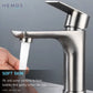 HEMOS BATHROOM FAUCET SUS 304 PILLAR BASIN COLD TAP SILVER & BLACK KEPALA PAIP AIR HM-4051,4055