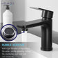 HEMOS BATHROOM FAUCET SUS 304 PILLAR BASIN COLD TAP SILVER & BLACK KEPALA PAIP AIR HM-4051,4055