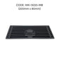 HEMOS BATHROOM FITTINGS STAINLESS STEEL SUS 304 LONG DRAIN FLOOR TRAP GRATING INDOOR OUTDOOR HM-117