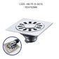 HEMOS 4&6 INCH SUS 304 WASHING MACHINE FLOOR TRAP DRAIN GRATING WITH ANGLE CONNECTOR HM-105,115,122