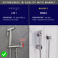 HEMOS BATHROOM FAUCET ANGLE VALVE WITH BIDET HOLDER KEPALA PAIP AIR BILIK AIR HM-3267-MS