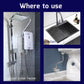 HEMOS SUS 304 ANGLE VALVE BATHROOM & KITCHEN ANTI-RUST QUATER TURN HM-3200 (MATT SILVER,GOLD,GREY)
